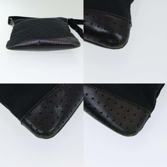 GUCCI GG Canvas Shoulder Bag Black - Picture 10 of 13